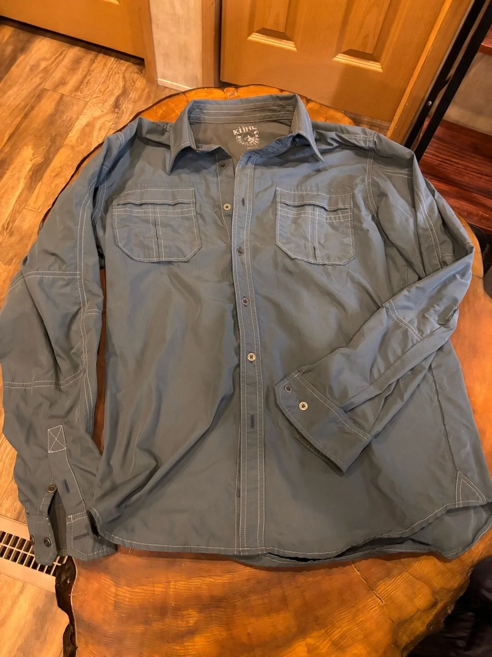 Kuhl Men's Lightweight Shirt Jacket in Slate Blue-Grey